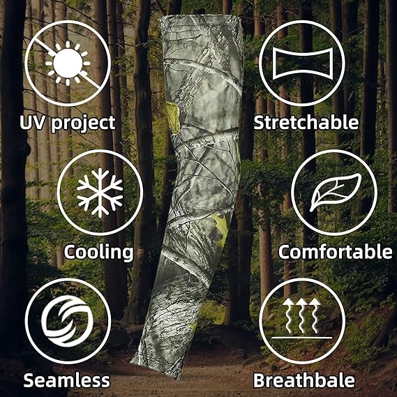 LOOGU Hunting Reversible Ice sleeves Super Tree+Grass Shadow