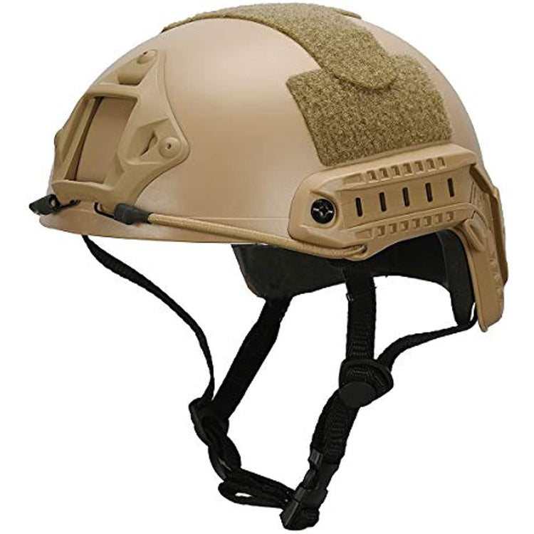 LOOGU Airsoft Helmet, Fast MH Type Bump Tactical Combat Protective Gear for Outdoor Activities with 12-in-1 Face Mask