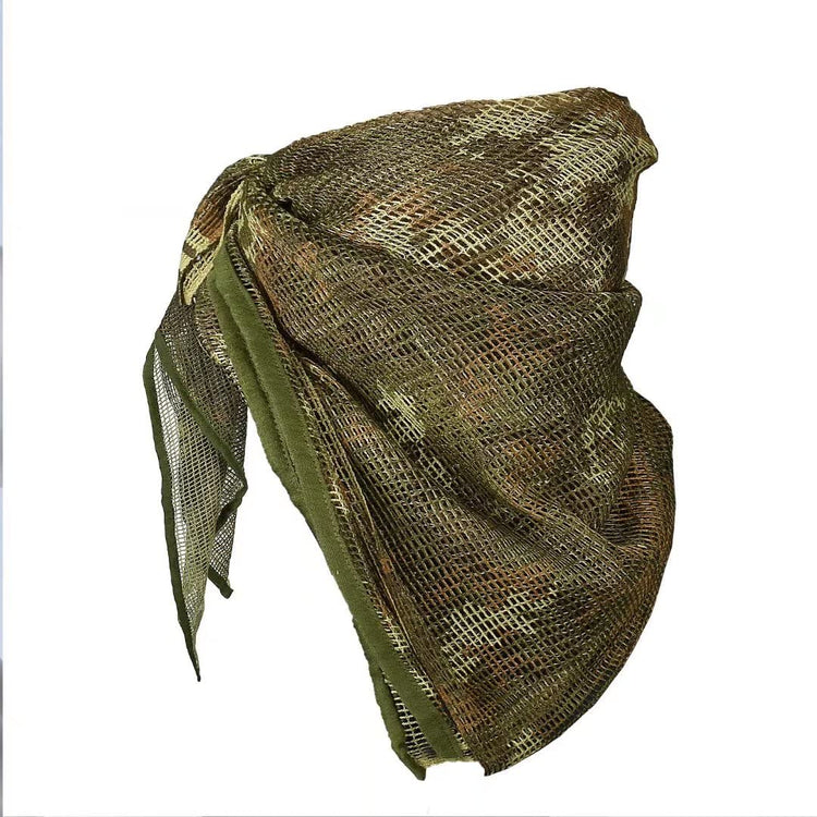 LOOGU Camouflage Netting, Tactical Mesh Net Camo Scarf for Wargame,Sports & Other Outdoor Activities