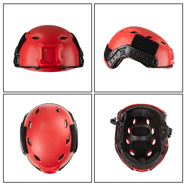 LOOGU Airsoft Helmet, Fast BJ Type Bump Tactical Combat Protective Gear for Outdoor Activities with 12-in-1 Face Mask