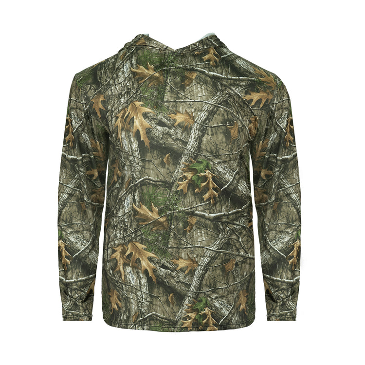 LOOGU Sweat à capuche de chasse camouflage pour homme, chemise de chasse à manches longues légère, pull à capuche performant pour la pêche et la randonnée 