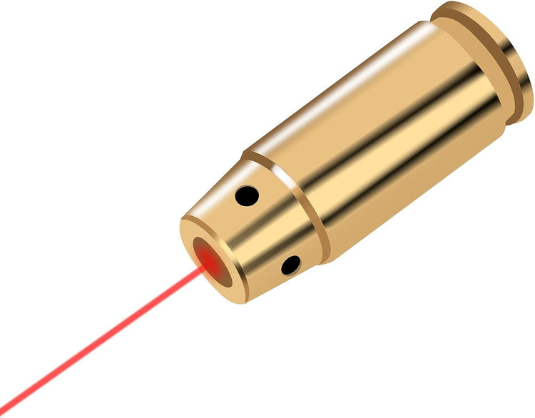 LOOGU Bore Sight 223 5.56mm/.243 .308/9mm Visée Laser Point Rouge Boresighter avec Piles 