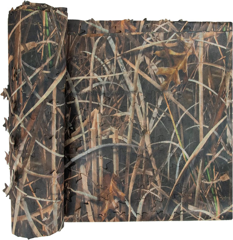 LOOGU Filet de camouflage en rouleau en vrac, stores en filet de camouflage pour la chasse, coupe de feuilles de chêne 