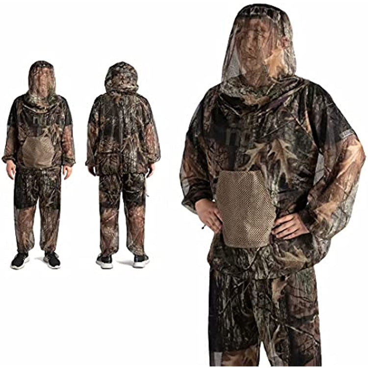 LOOGU Mosquito Suits, Net Bug Pants & Jacket Hood Sets - Ultra-fine Mesh - with Fishing, Hiking, Camping and Gardening…