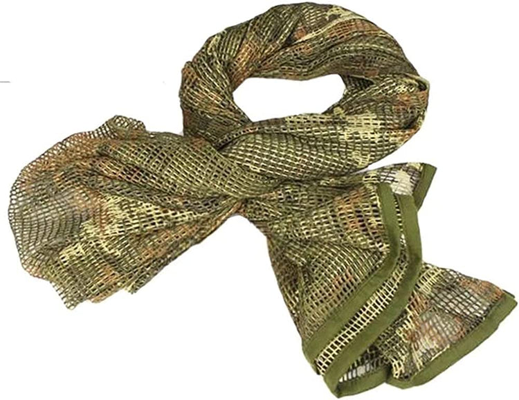 LOOGU Filet de Camouflage, écharpe de Camouflage en Filet Tactique pour Wargame, Sports et Autres activités de Plein air