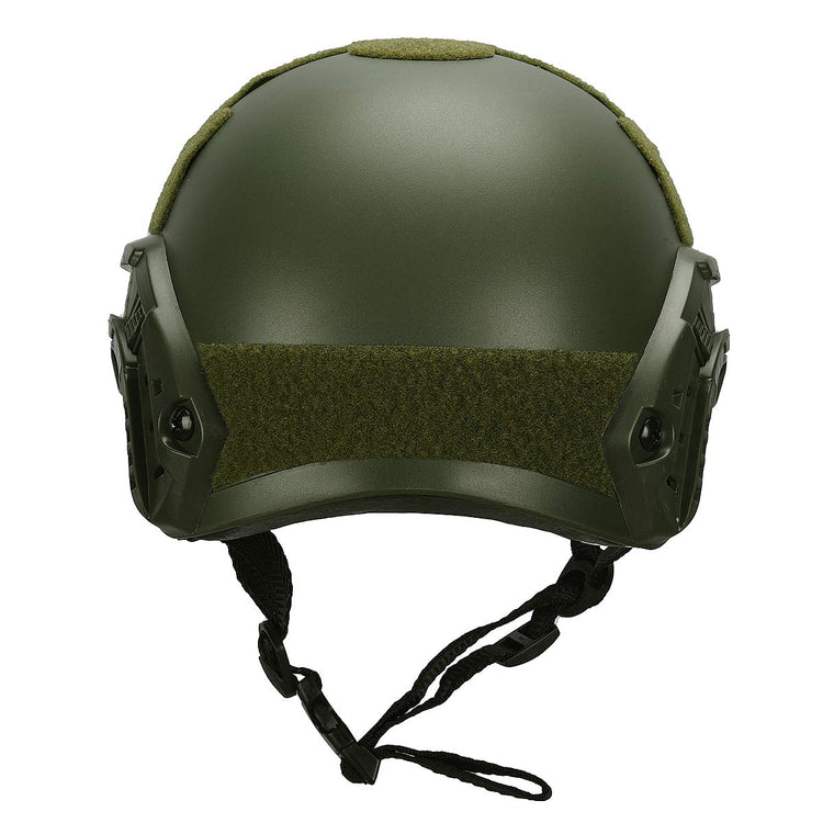 LOOGU Casque Airsoft, équipement de protection de combat tactique Fast MH Type Bump pour les activités de plein air avec masque facial 12 en 1